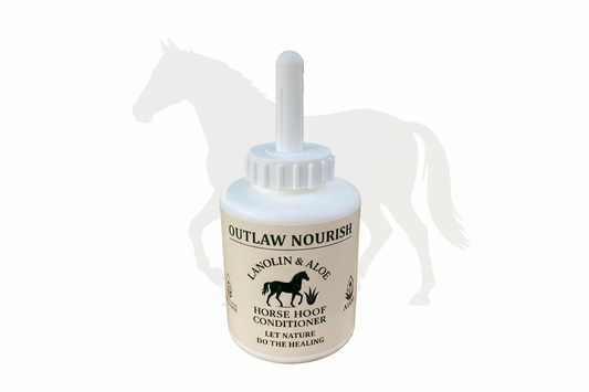 Outlaw Nourish Natural Hoof Conditioner For Horse Hoof Oil For Horses Dry Cracked Hoofs