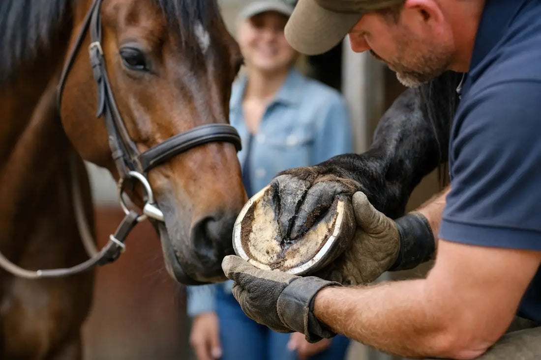 A Cracked Hoof Repair Example That Holds Up