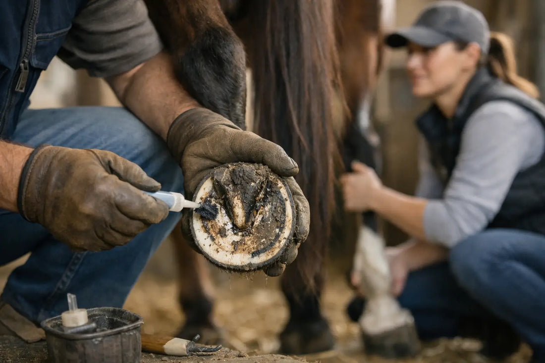 How to Clean White Line Disease in Horse Hooves