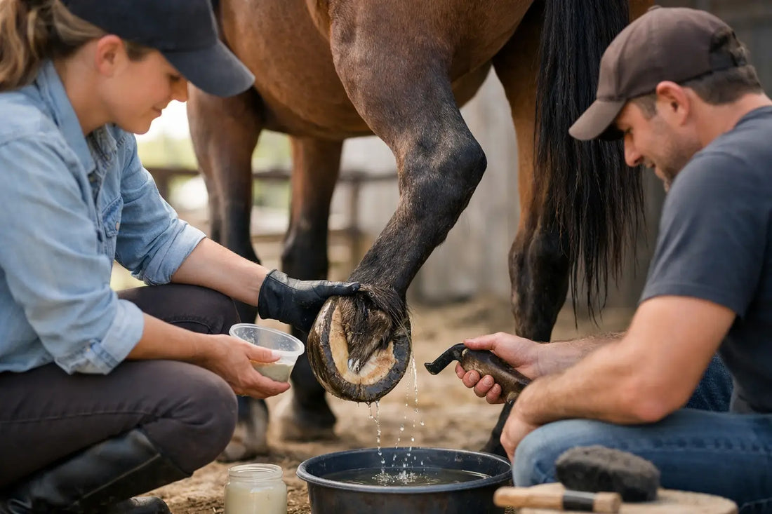 How to Soften Hard Horse Hooves Without Damage