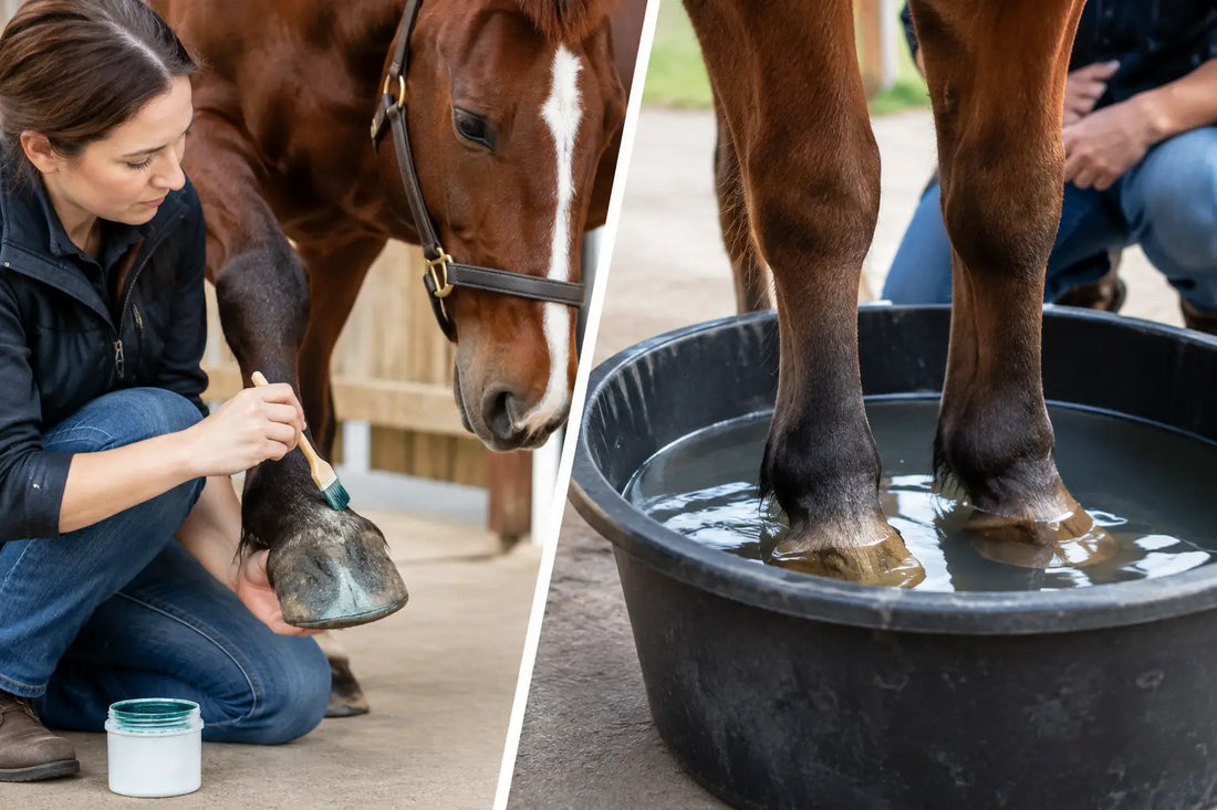 Topical Treatment Versus Soaking for Hooves