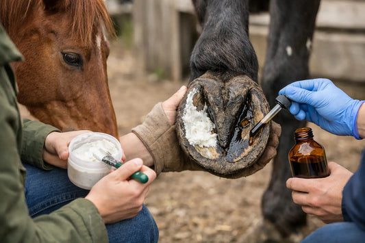 Thrush Treatment vs Iodine for Horse Hooves