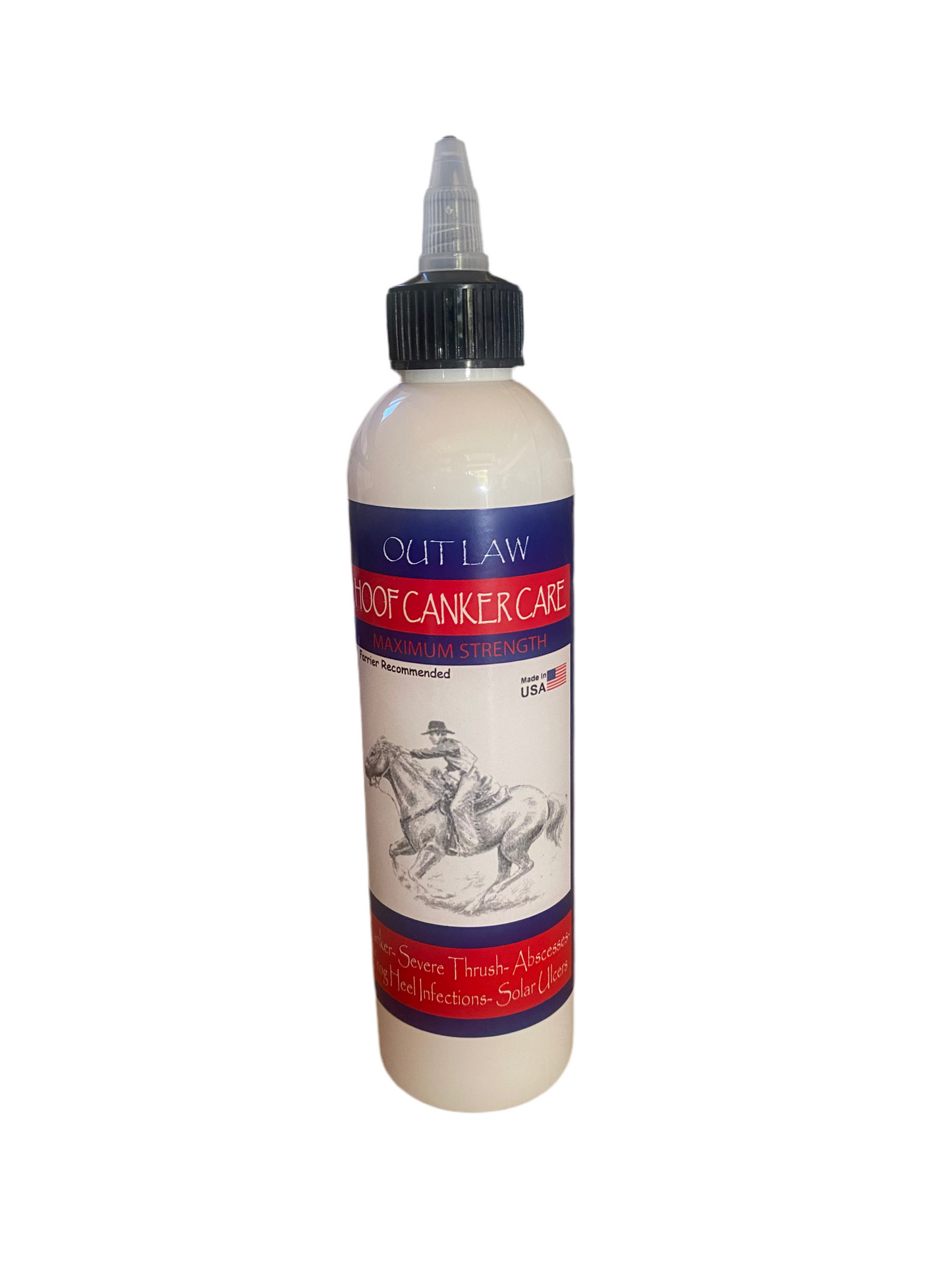 Outlaw Hoof Canker Care for horses, Equine Canker, Proliferative pododermatitis in horses, White Line, Severe Thrush